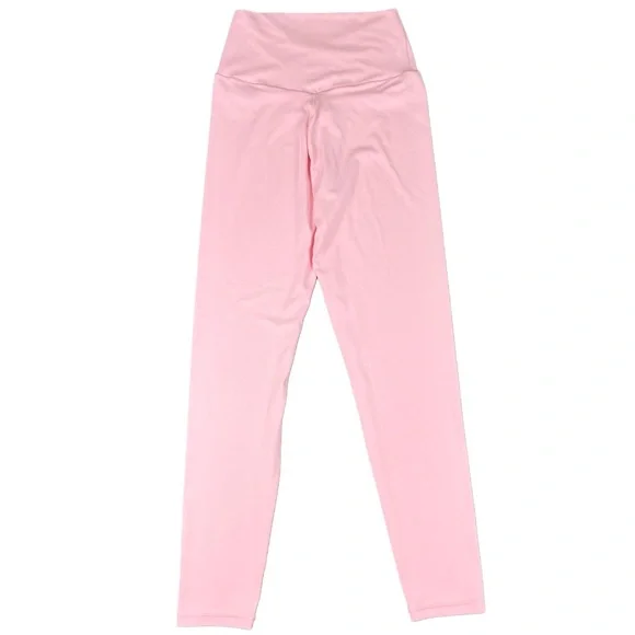 Aerie OFFLINE Size Medium Real Me Crossover 7/8 Leggings Club Pink High Waisted - Picture 3 of 8